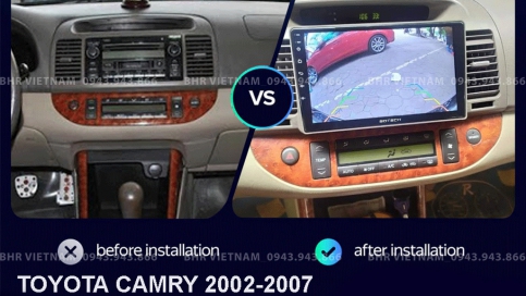 Màn hình DVD Android xe Toyota Camry 2003 - 2005 | Gotech GT6 New